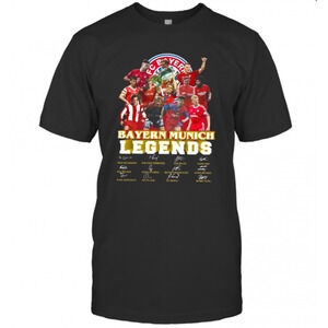 Bayern Munich Legends Players Signatures T-Shirt